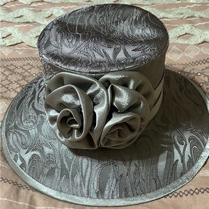 Gray Giovanna Hat that goes with the two piece that I am selling